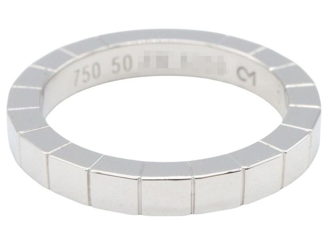 Anello in oro bianco 18K Cartier Lanières Argento - vista 3