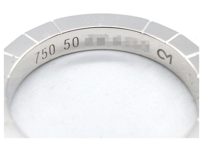 Anello in oro bianco 18K Cartier Lanières Argento - vista 4