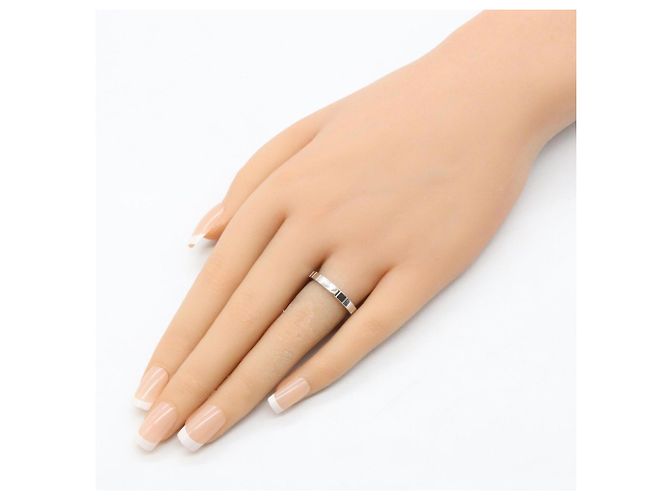 Anello in oro bianco 18K Cartier Lanières Argento - vista 7