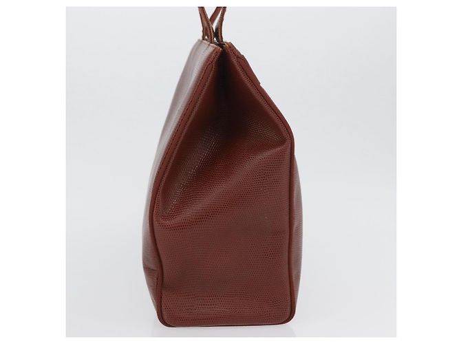 Borsa Vala in pelle stampata Salvatore Ferragamo Marrone - vista 4