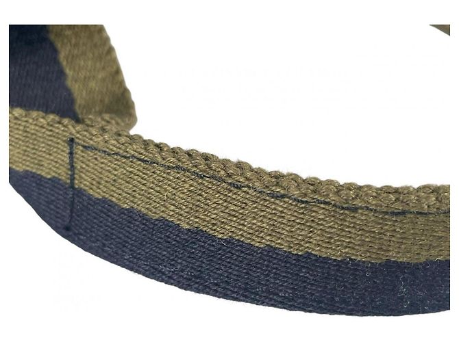 Hermès Tote Bag aus navy Canvas Marineblau - Ansicht 15