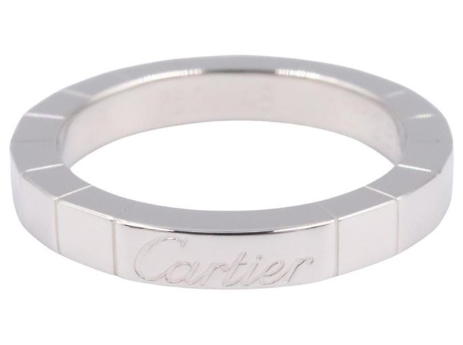 Anello in oro bianco 18K Cartier Lanières Argento - vista 2