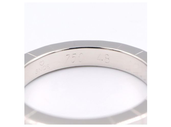 Anello in oro bianco 18K Cartier Lanières Argento - vista 4