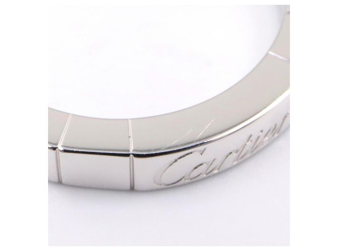 Anello in oro bianco 18K Cartier Lanières Argento - vista 5