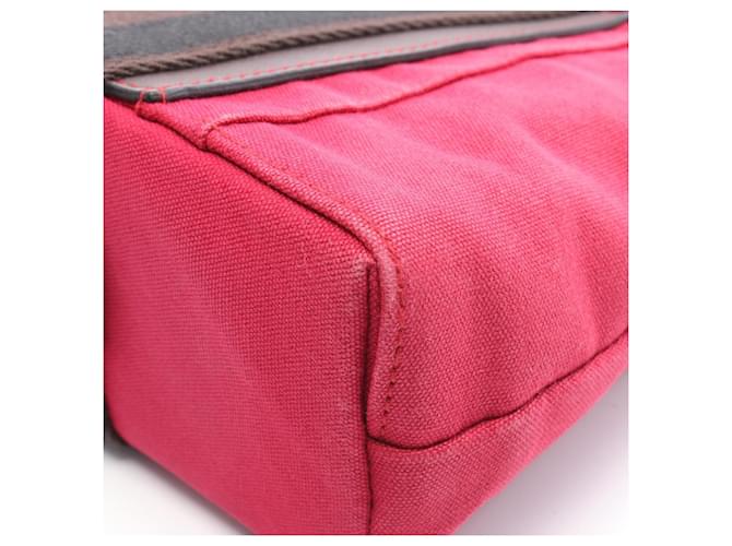 Borsa Tote PM Troca Horizontal Hermès Marrone Rosso - vista 6