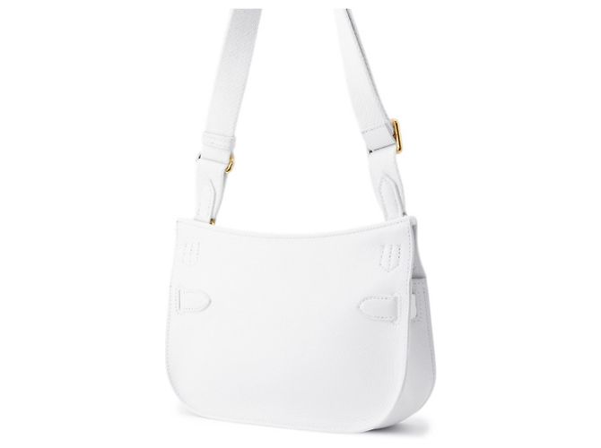 Hermès Jypsiere Mini Handtasche Weiß - Ansicht 2