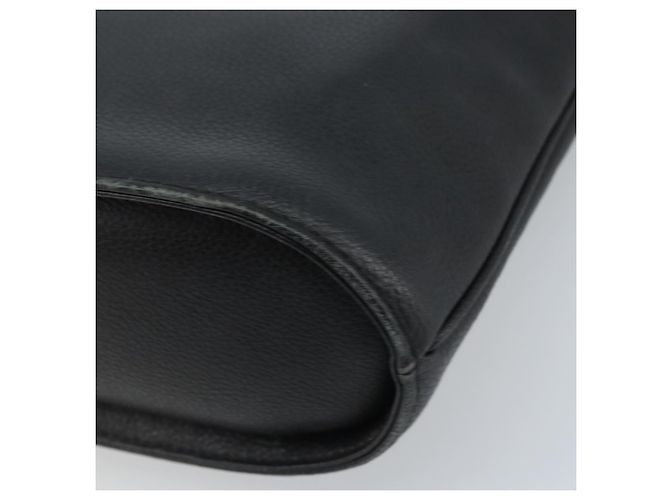 SAINT LAURENT Borsa a mano in pelle nera dorata Auth 174481 Nero D'oro - vista 12