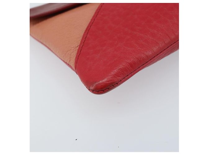 Chloé Borsa a Spalla Chloe in Pelle Rossa e Oro Auth mr2151 Rosso D'oro - vista 11