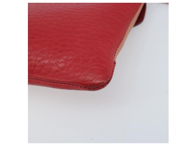 Chloé Borsa a Spalla Chloe in Pelle Rossa e Oro Auth mr2151 Rosso D'oro - vista 12