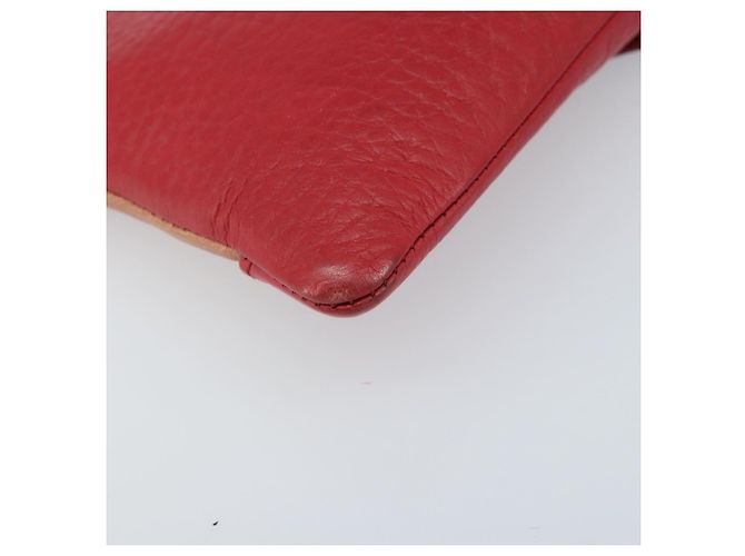Chloé Borsa a Spalla Chloe in Pelle Rossa e Oro Auth mr2151 Rosso D'oro - vista 13