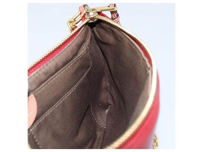 Chloé Borsa a Spalla Chloe in Pelle Rossa e Oro Auth mr2151 Rosso D'oro - vista 18