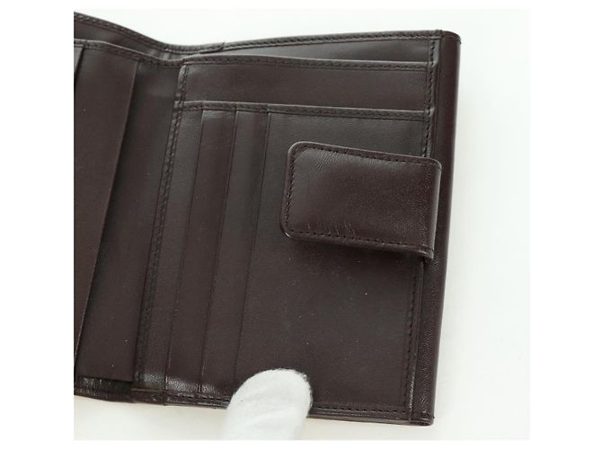 FENDI Zucca Canvas Trifold Wallet Black Brown Auth am11005V - view 15