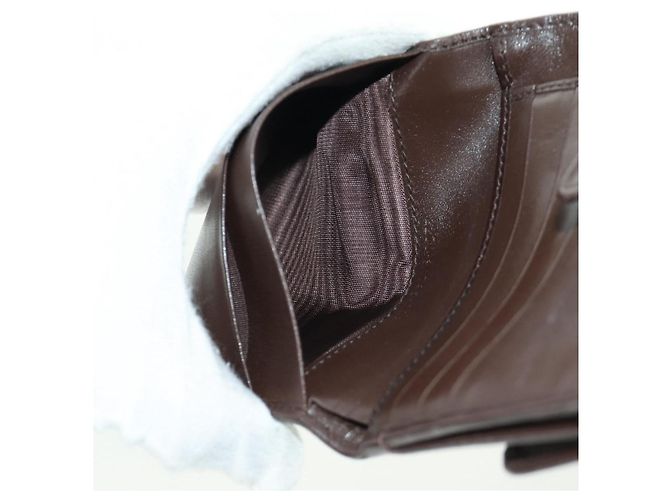 FENDI Zucca Canvas Trifold Wallet Black Brown Auth am11005V - view 18