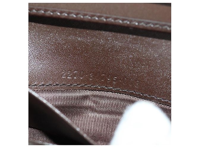 FENDI Zucca Canvas Trifold Wallet Black Brown Auth am11005V - view 21