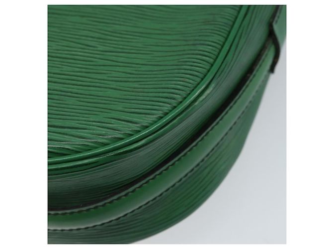 LOUIS VUITTON Borsa a Spalla Epi Jeune Fille MM Verde M52154 LV Auth ARZ443 - vista 12