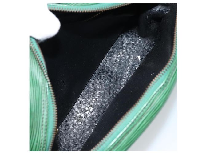 LOUIS VUITTON Borsa a Spalla Epi Jeune Fille MM Verde M52154 LV Auth ARZ443 - vista 17