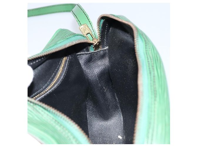 LOUIS VUITTON Borsa a Spalla Epi Jeune Fille MM Verde M52154 LV Auth ARZ443 - vista 18