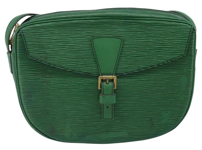 LOUIS VUITTON Borsa a Spalla Epi Jeune Fille MM Verde M52154 LV Auth ARZ443 - vista 2