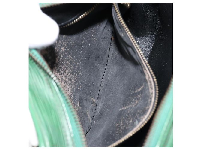 LOUIS VUITTON Borsa a Spalla Epi Jeune Fille MM Verde M52154 LV Auth ARZ443 - vista 21