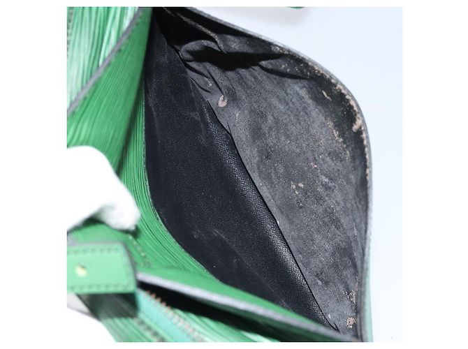 LOUIS VUITTON Borsa a Spalla Epi Jeune Fille MM Verde M52154 LV Auth ARZ443 - vista 22