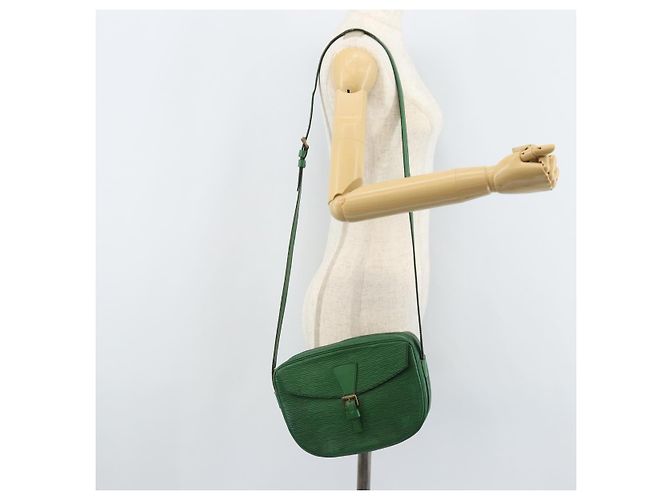 LOUIS VUITTON Borsa a Spalla Epi Jeune Fille MM Verde M52154 LV Auth ARZ443 - vista 24