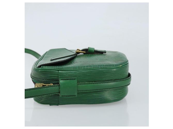 LOUIS VUITTON Borsa a Spalla Epi Jeune Fille MM Verde M52154 LV Auth ARZ443 - vista 5