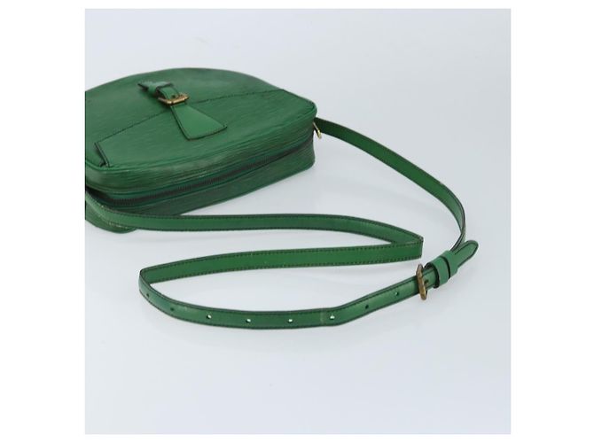 LOUIS VUITTON Borsa a Spalla Epi Jeune Fille MM Verde M52154 LV Auth ARZ443 - vista 7