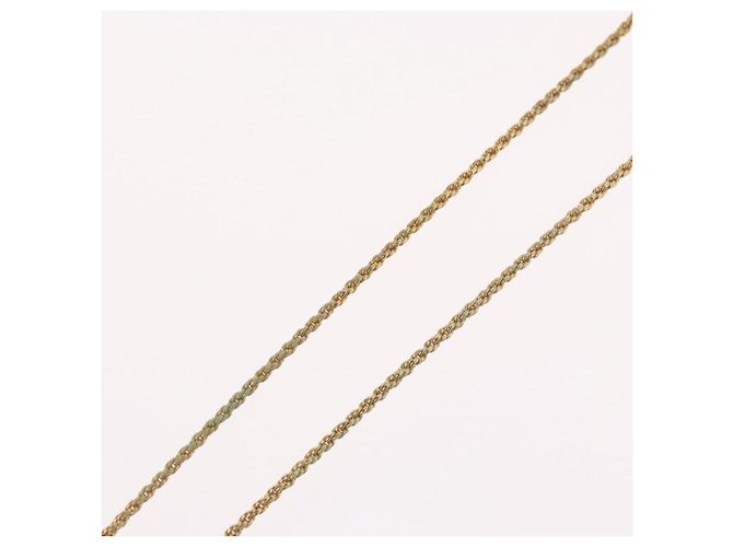 Collana Christian Dior metallo tono oro Auth BA11410 - vista 14