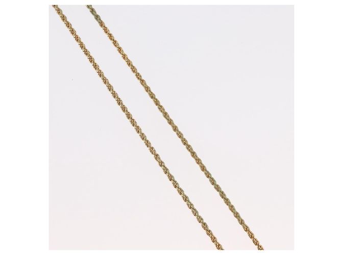 Collana Christian Dior metallo tono oro Auth BA11410 - vista 6