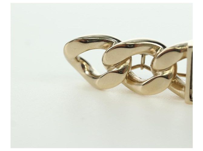 CHANEL Fermaglio per Capelli Valletta metallo Oro Champagne CC Auth LNZ846M D'oro - vista 10
