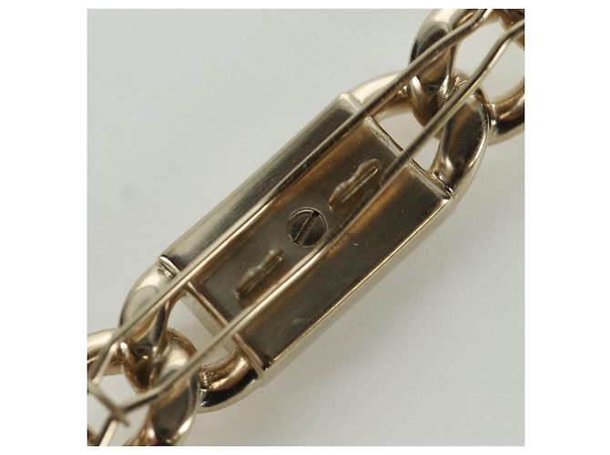 CHANEL Fermaglio per Capelli Valletta metallo Oro Champagne CC Auth LNZ846M D'oro - vista 13