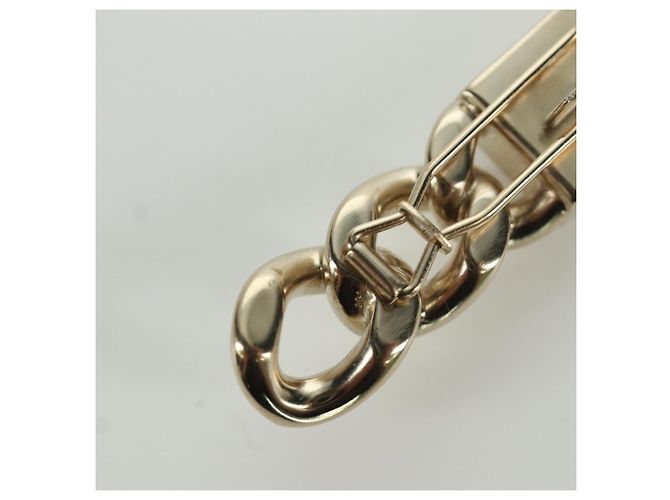 CHANEL Fermaglio per Capelli Valletta metallo Oro Champagne CC Auth LNZ846M D'oro - vista 14