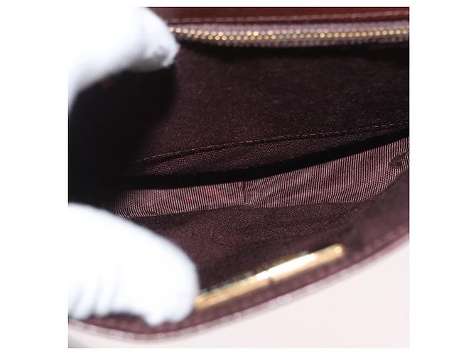 Borsa a Spalla in Pelle Valentino Oro Marrone Auth 170080 D'oro - vista 12