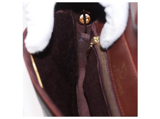 Borsa a Spalla in Pelle Valentino Oro Marrone Auth 170080 D'oro - vista 20