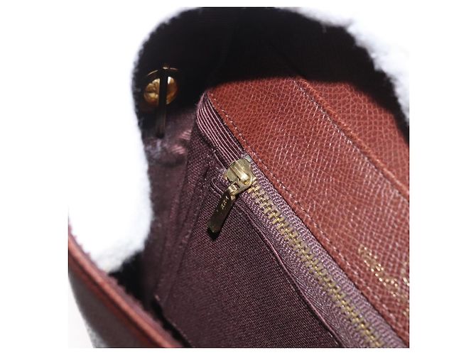Borsa a Spalla in Pelle Valentino Oro Marrone Auth 170080 D'oro - vista 21