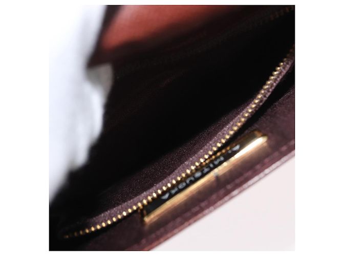 Borsa a Spalla in Pelle Valentino Oro Marrone Auth 170080 D'oro - vista 22