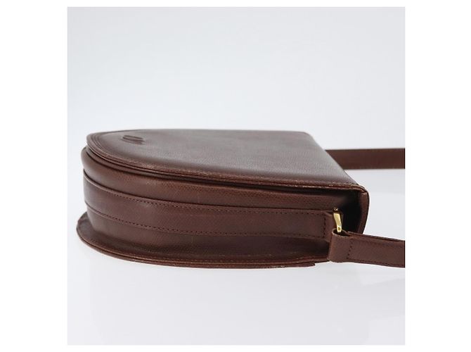 Borsa a Spalla in Pelle Valentino Oro Marrone Auth 170080 D'oro - vista 3