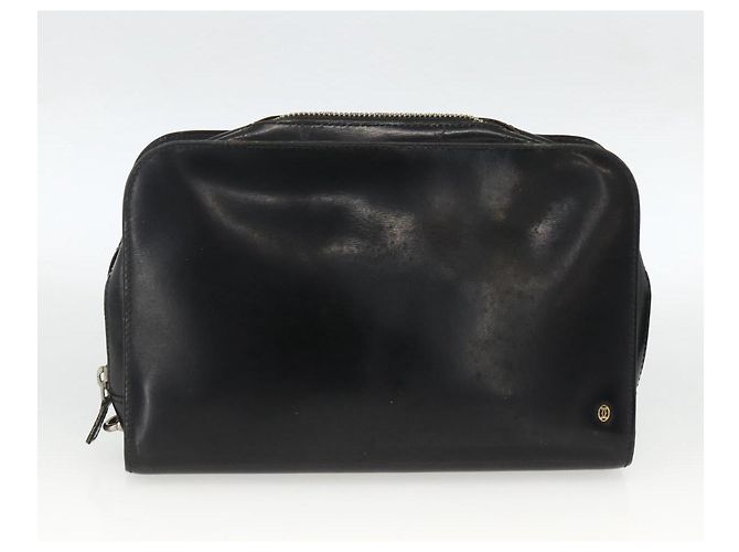 Céline Borsa a mano in pelle CELINE Cartier 3 pezzi nera Auth ka3131 Nero - vista 10