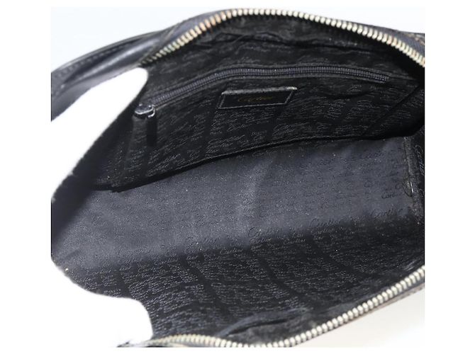 Céline Borsa a mano in pelle CELINE Cartier 3 pezzi nera Auth ka3131 Nero - vista 14