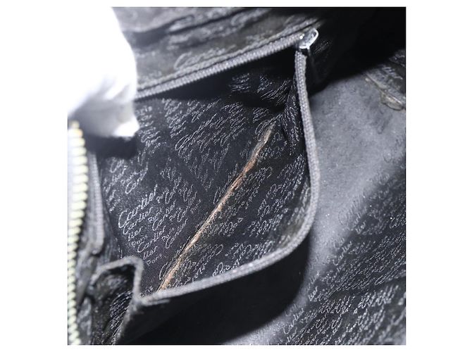 Céline Borsa a mano in pelle CELINE Cartier 3 pezzi nera Auth ka3131 Nero - vista 15
