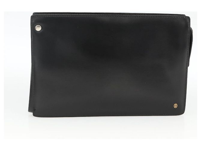 Céline Borsa a mano in pelle CELINE Cartier 3 pezzi nera Auth ka3131 Nero - vista 17