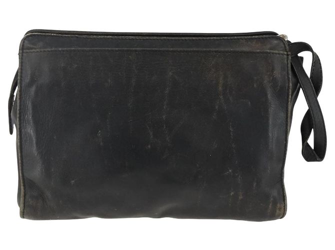 Céline Borsa a mano in pelle CELINE Cartier 3 pezzi nera Auth ka3131 Nero - vista 3