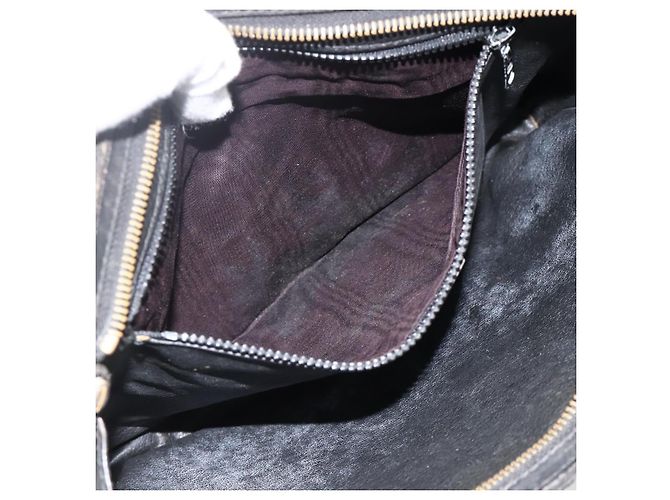Céline Borsa a mano in pelle CELINE Cartier 3 pezzi nera Auth ka3131 Nero - vista 8