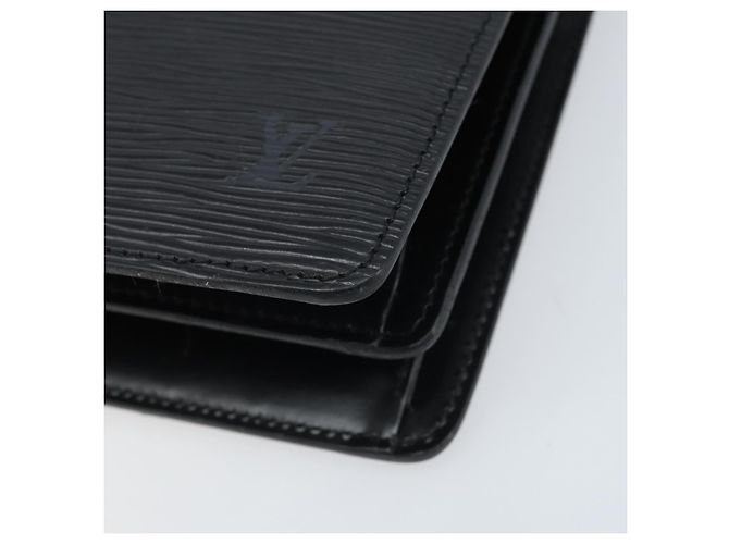 LOUIS VUITTON Borsa a Spalla Capuchin Epi Nera M52342 LV Auth 174442 Nero - vista 10