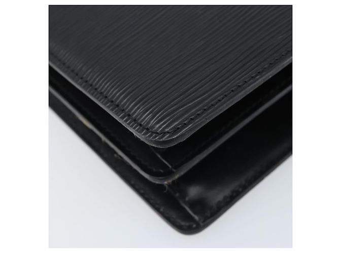 LOUIS VUITTON Borsa a Spalla Capuchin Epi Nera M52342 LV Auth 174442 Nero - vista 11