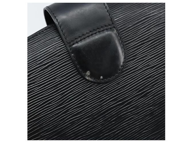 LOUIS VUITTON Borsa a Spalla Capuchin Epi Nera M52342 LV Auth 174442 Nero - vista 14