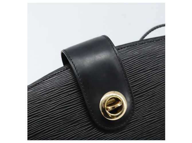 LOUIS VUITTON Borsa a Spalla Capuchin Epi Nera M52342 LV Auth 174442 Nero - vista 15