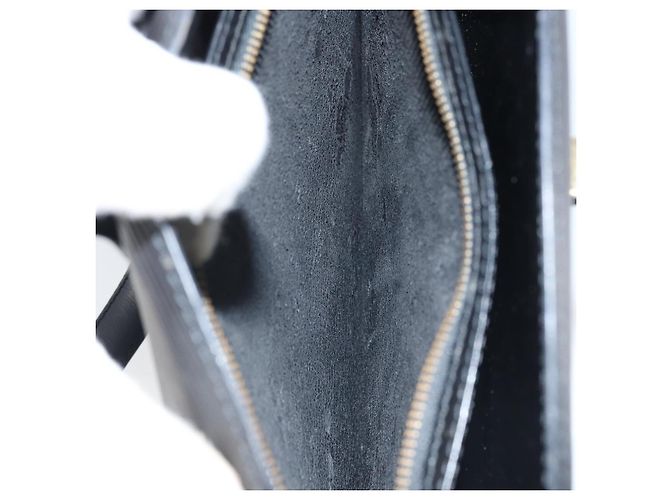 LOUIS VUITTON Borsa a Spalla Capuchin Epi Nera M52342 LV Auth 174442 Nero - vista 22