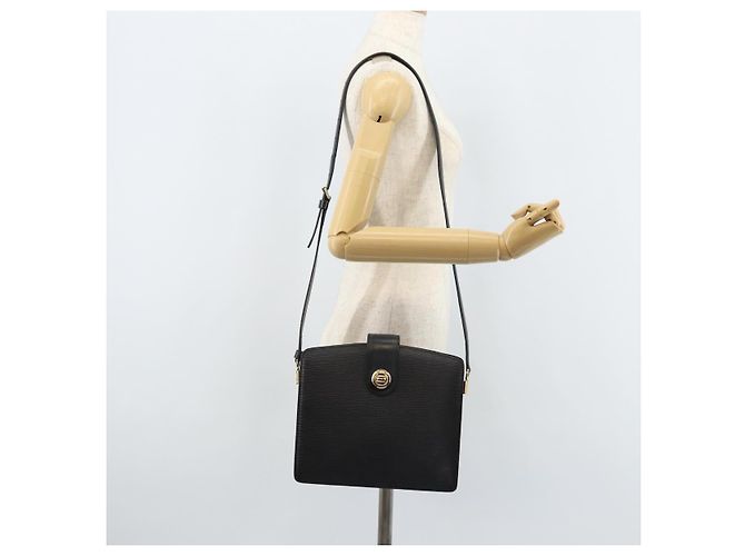 LOUIS VUITTON Borsa a Spalla Capuchin Epi Nera M52342 LV Auth 174442 Nero - vista 25