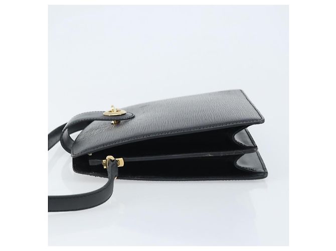 LOUIS VUITTON Borsa a Spalla Capuchin Epi Nera M52342 LV Auth 174442 Nero - vista 5